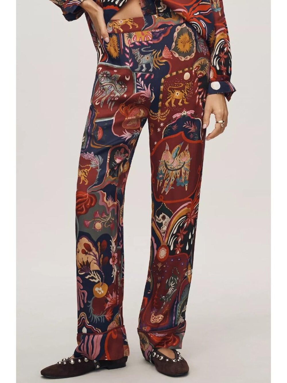 Farm Rio Surreal Printed Pants L